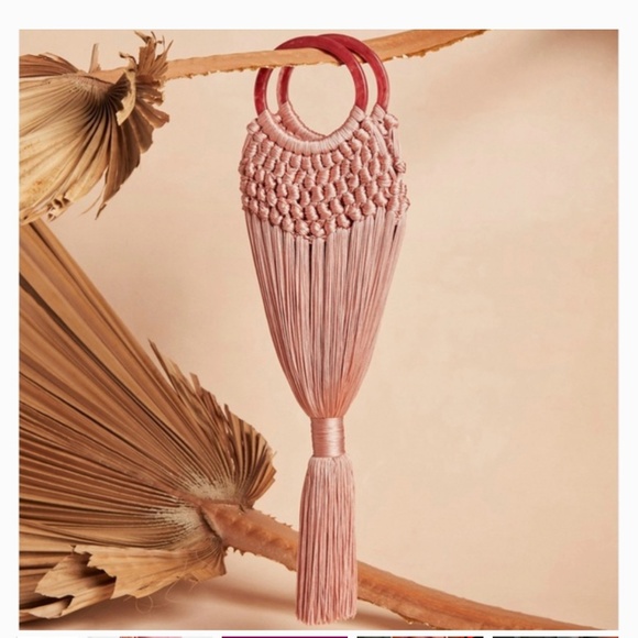 cult gaia Handbags - New Cult Gaia Small Angleou Woven Bag